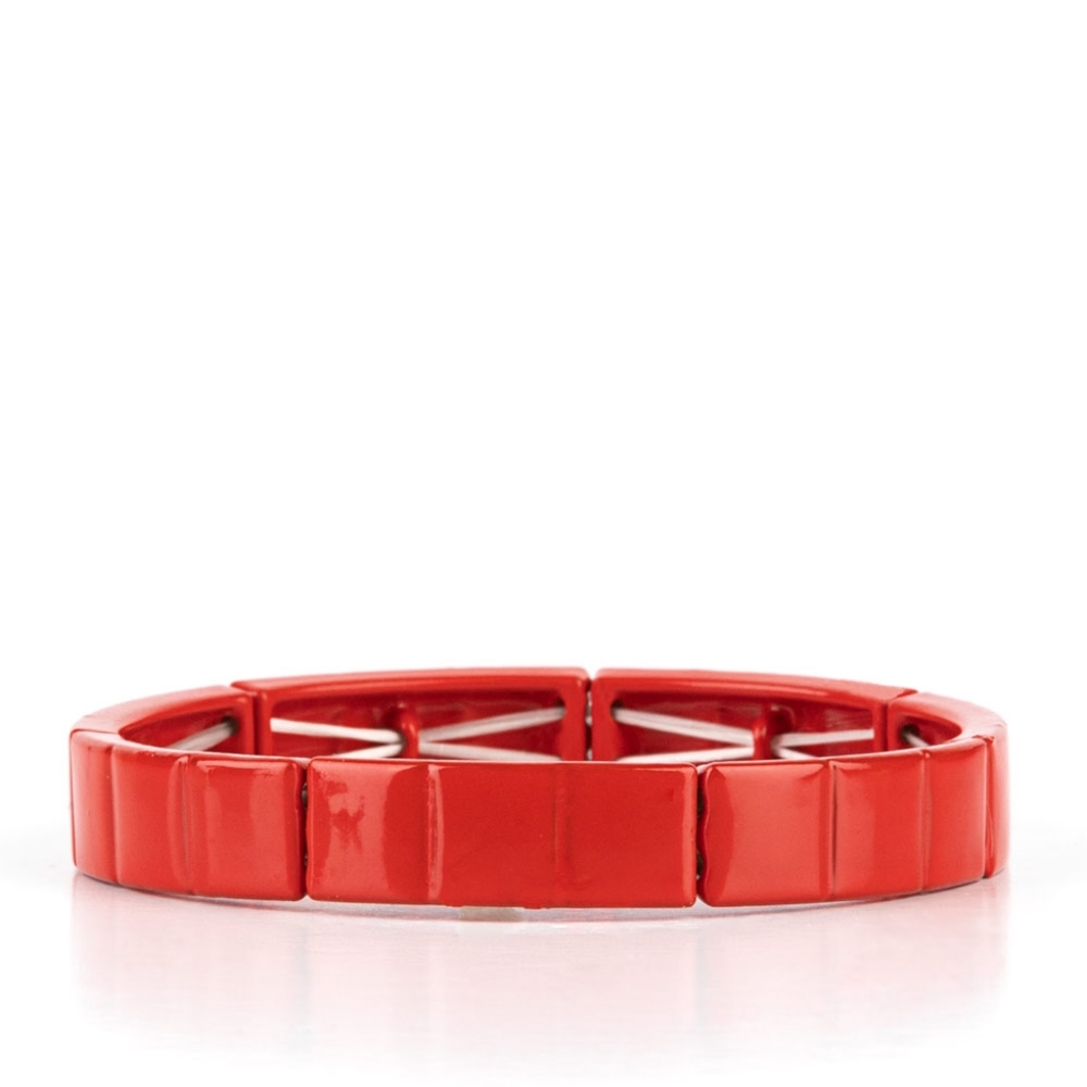 Material Movement Red Bracelet Metal Fashion Jewelry